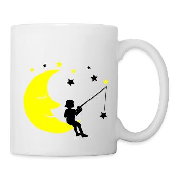 Enfants pêcheurs étoiles - Mug blanc - blanc - Droite