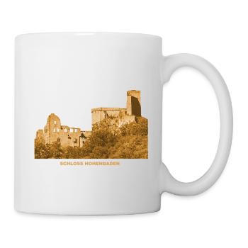 Château de Hohenbaden Altes Schloss Baden-Württemberg - Mug blanc - blanc - Droite