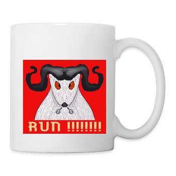 Sauve qui peut ! - Mug blanc - blanc - Droite