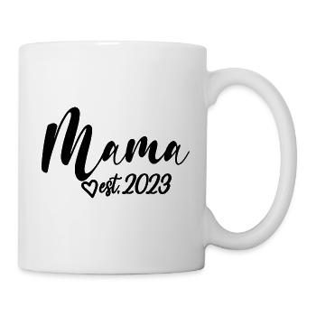 Mama Est. 2023, Maman en devenir, Annonce de grossesse - Mug blanc - blanc - Droite