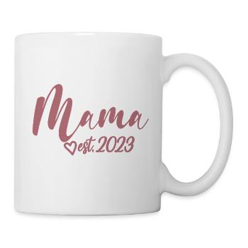 Mama Est. 2023, Maman en devenir, Annonce de grossesse - Mug blanc - blanc - Droite