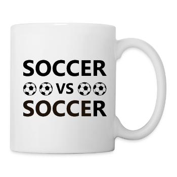 Fußball Football - Mug blanc - blanc - Droite