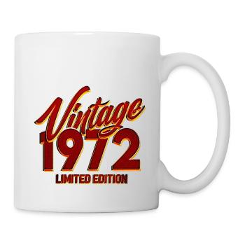 Millésime 1972 édition limitée - Mug blanc - blanc - Droite