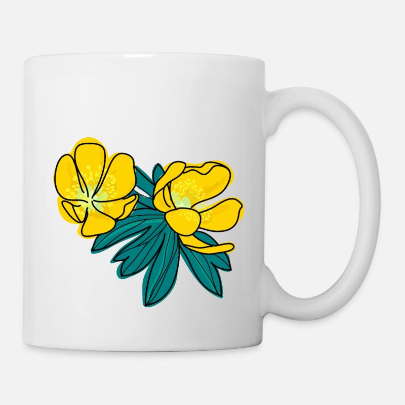 Winter Aconite - Tasse - Weiß