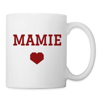Mamie cœur - Mug blanc - blanc - Droite