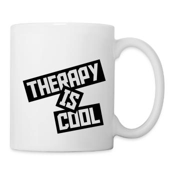 therapy is cool Quote - Mug - white - Right