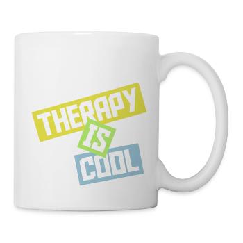 therapy is cool Quote - Mug - white - Right