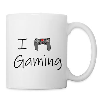 I love Gaming - Tasse - Weiß - Rechts