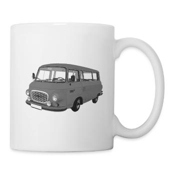 Barkas B1000 Bus DDR Chemnitz Sachsen Oldtimer - Mug blanc - blanc - Droite