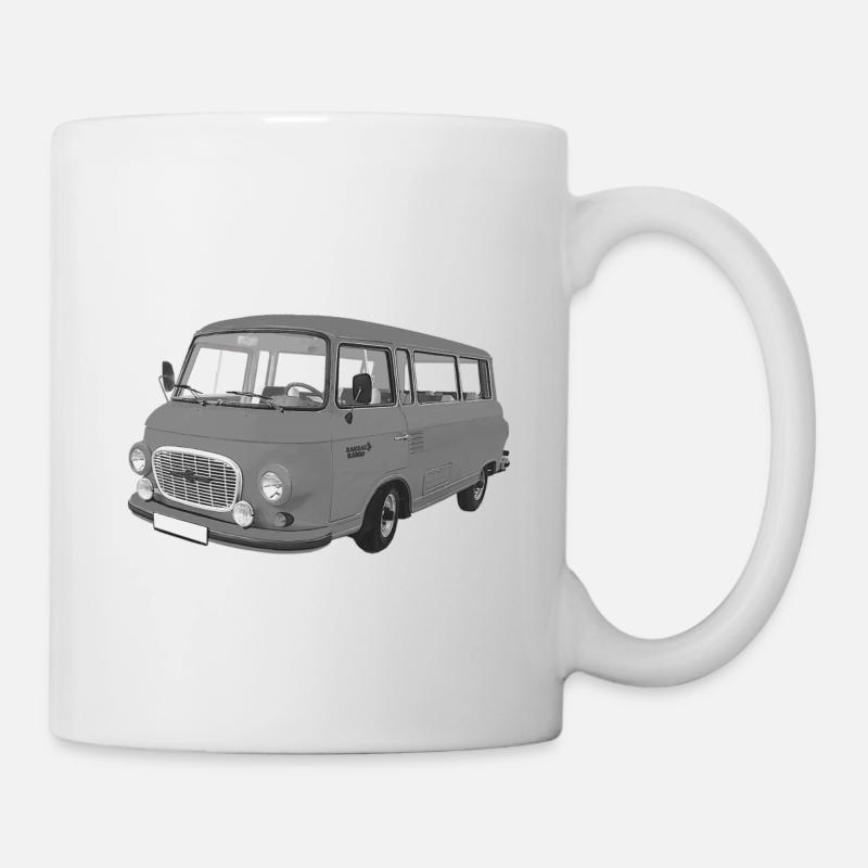 Barkas B1000 Bus DDR Chemnitz Sachsen Oldtimer - Mug - white