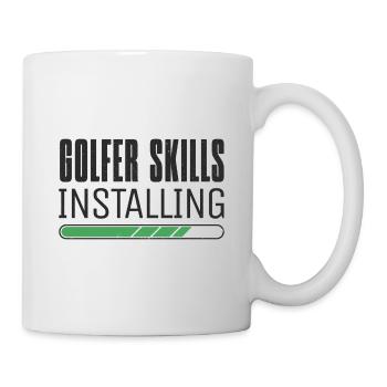 Golfspieler Golfer Skills Golfen Golf - Tasse - Weiß - Rechts