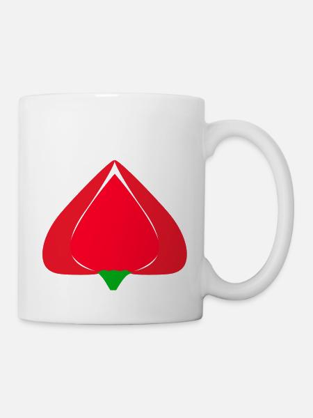 Tulpe - Tasse - Weiß