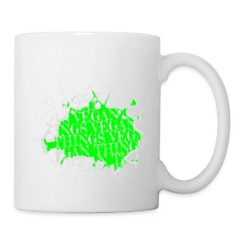 Geek Citation Drôle Végétarien Blagues géniales Bday - Mug blanc - blanc - Droite