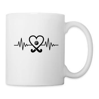 Joueur de hockey sur gazon Joueur de hockey Hockey - Mug blanc - blanc - Droite