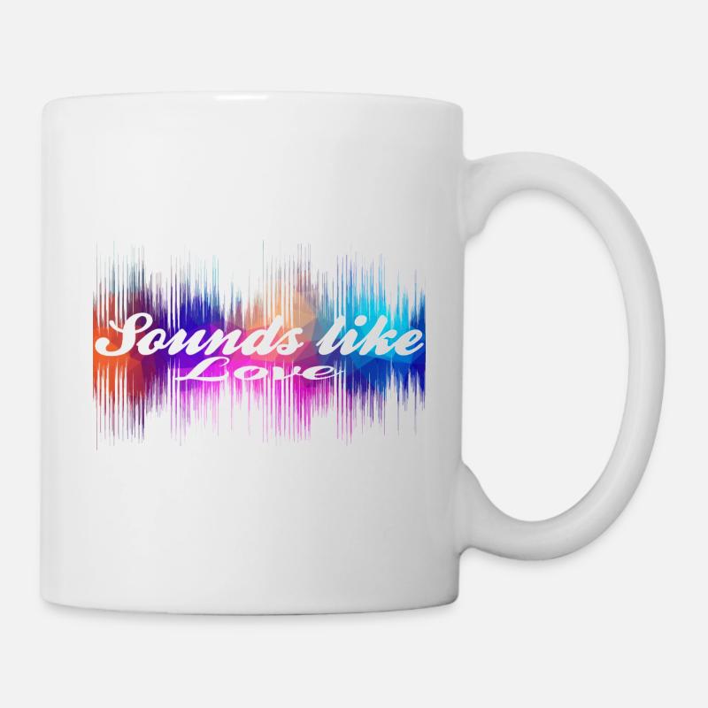 Sounds like love - Tasse - Weiß