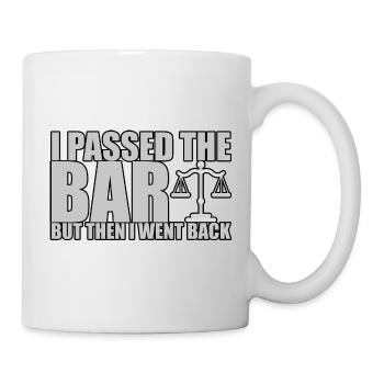 I Passed The Bar But Then I Went Back 4 - Mug - white - Right