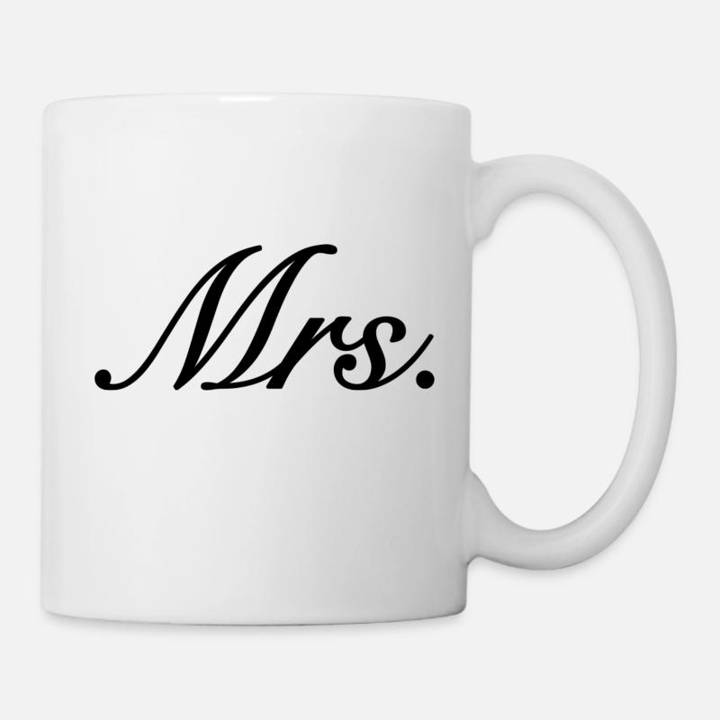 Mrs.Design, couple look - Mug - white