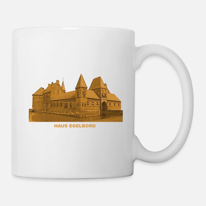 Egelborg moated castle Legden Borken North Rhine-Wes - Mug - white