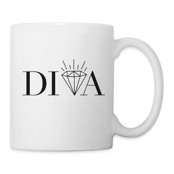 DIVA black - Mug - white - Right