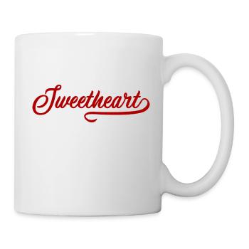 Sweetheart vintage - Mug blanc - blanc - Droite