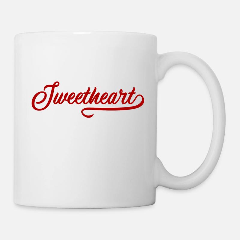Vintage Schatz - Tasse - Weiß