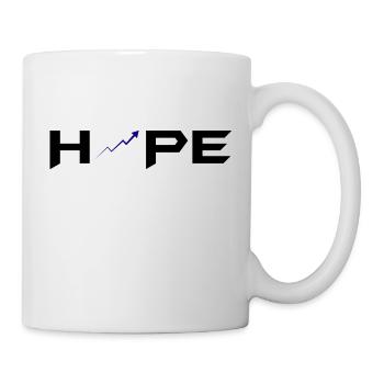 Bitcoin Trading Crypto Aktien - Tasse - Weiß - Rechts