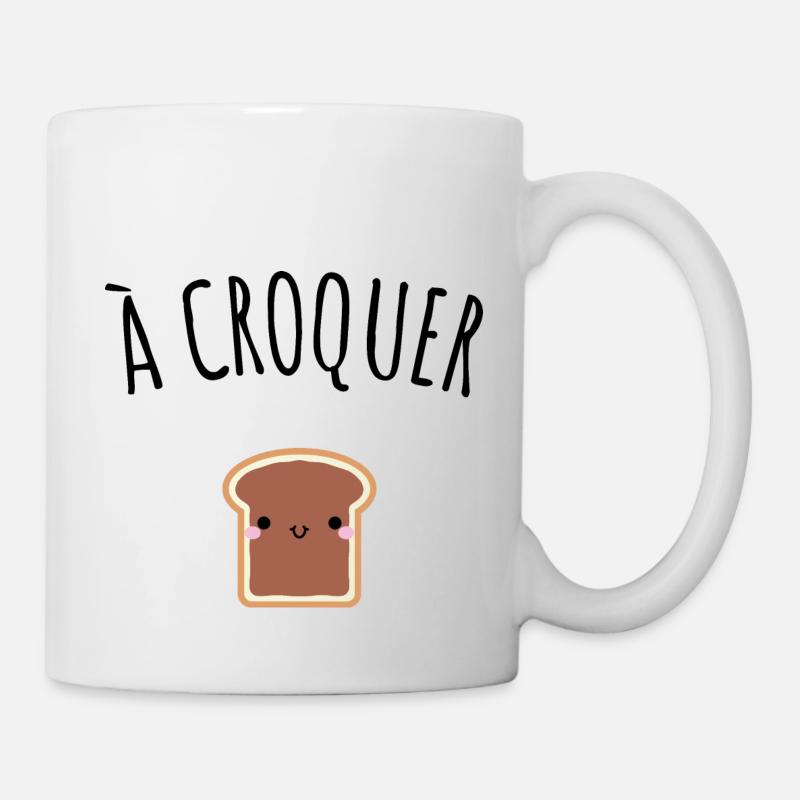 à croquer - Mug blanc - blanc