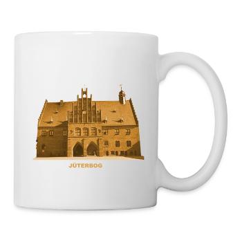 Jüterbog Town Hall Teltow Fläming Brandenburg - Mug - white - Right