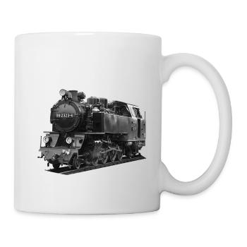 Lokomotive BR 99 Schmalspur Reichsbahn Molli - Tasse - Weiß - Rechts