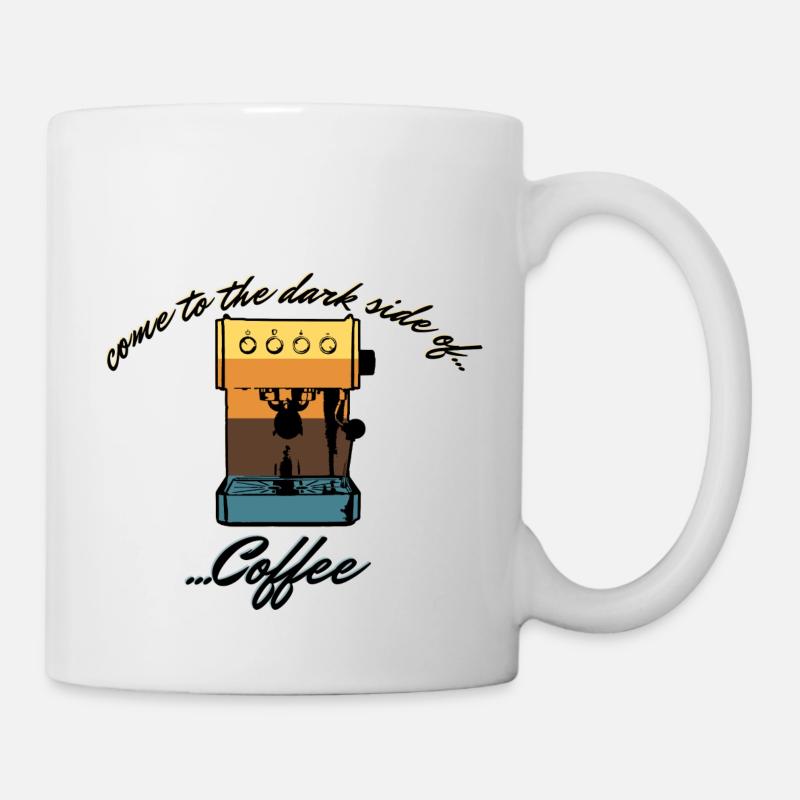 Café coloré - Mug blanc - blanc