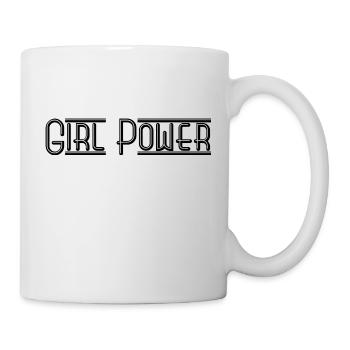 Le pouvoir des filles - Mug blanc - blanc - Droite
