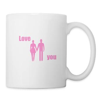 love you - Mug - white - Right
