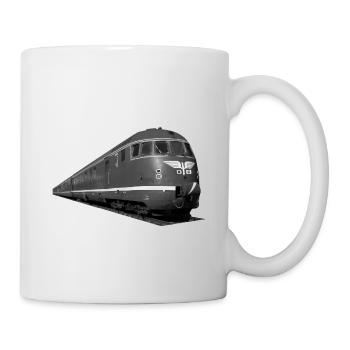Triebzug Triebwagen VT 08 Bundesbahn Deutschland - Tasse - Weiß - Rechts