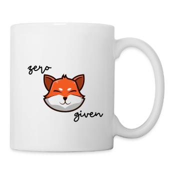 Zero Fox given - Tasse - Weiß - Rechts