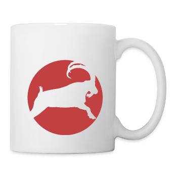 Steinbock - Tasse - Weiß - Rechts