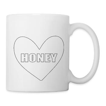 Honey Heart - Mug blanc - blanc - Droite