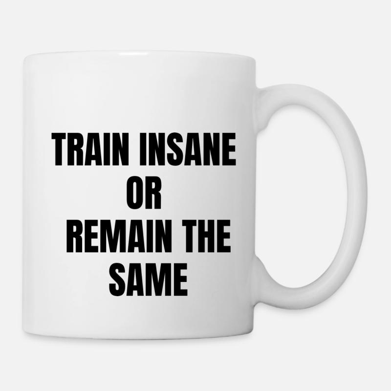Entraînez-vous dur - Mug blanc - blanc