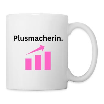 Unternehmerin Aktien Frau Geschäft Business Geld - Tasse - Weiß - Rechts