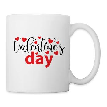 Saint-Valentin - Mug blanc - blanc - Droite