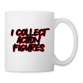 I Collect Action Figures 4 - Mug blanc - blanc - Droite