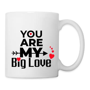 TU ES MON GRAND AMOUR - Mug blanc - blanc - Droite