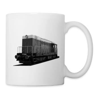 Lokomotive DR Baureihe V 75 Deutsche Reichsbahn - Tasse - Weiß - Rechts