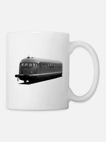 Diesel railcar VT 92 Eierkopf Bundesbahn - Mug - white