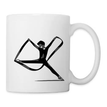 The gymnast with the ribbon - Mug - white - Right