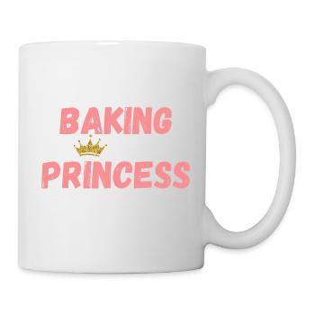baking princess - Tasse - Weiß - Rechts