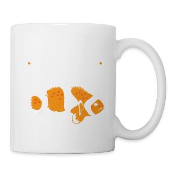 Was ist besser als ein Clownfisch? Viele - Tasse - Weiß - Rechts
