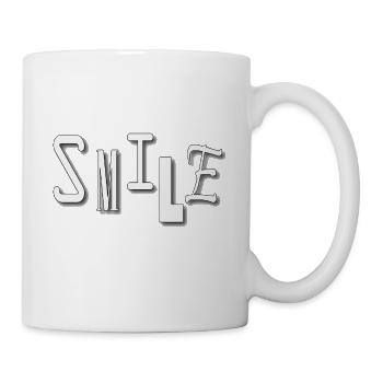 Smile - Tasse - Weiß - Rechts