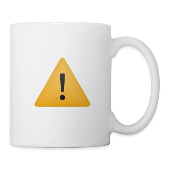 kann spuren von alkohol enthalten - Tasse - Weiß - Rechts