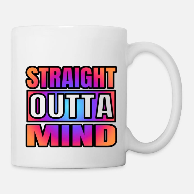 StraightouttaMind2 - Mug blanc - blanc