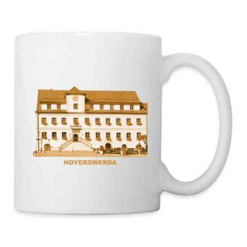 Hoyerswerda Rathaus Hoywoy Oberlausitz Sachsen - Tasse - Weiß - Rechts